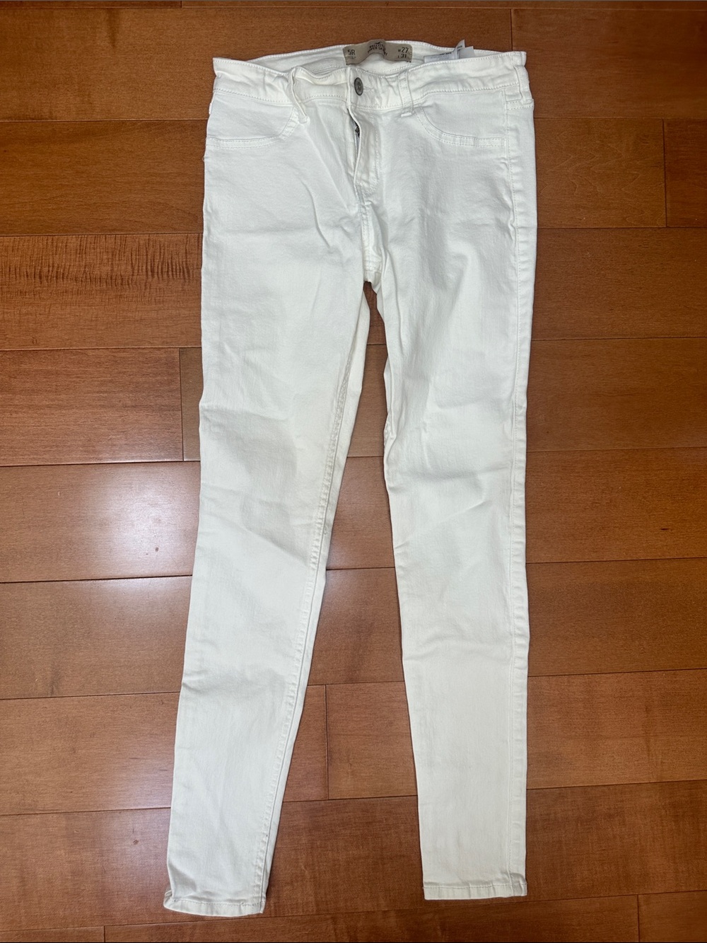 Hollister White Super Skinny Jeans